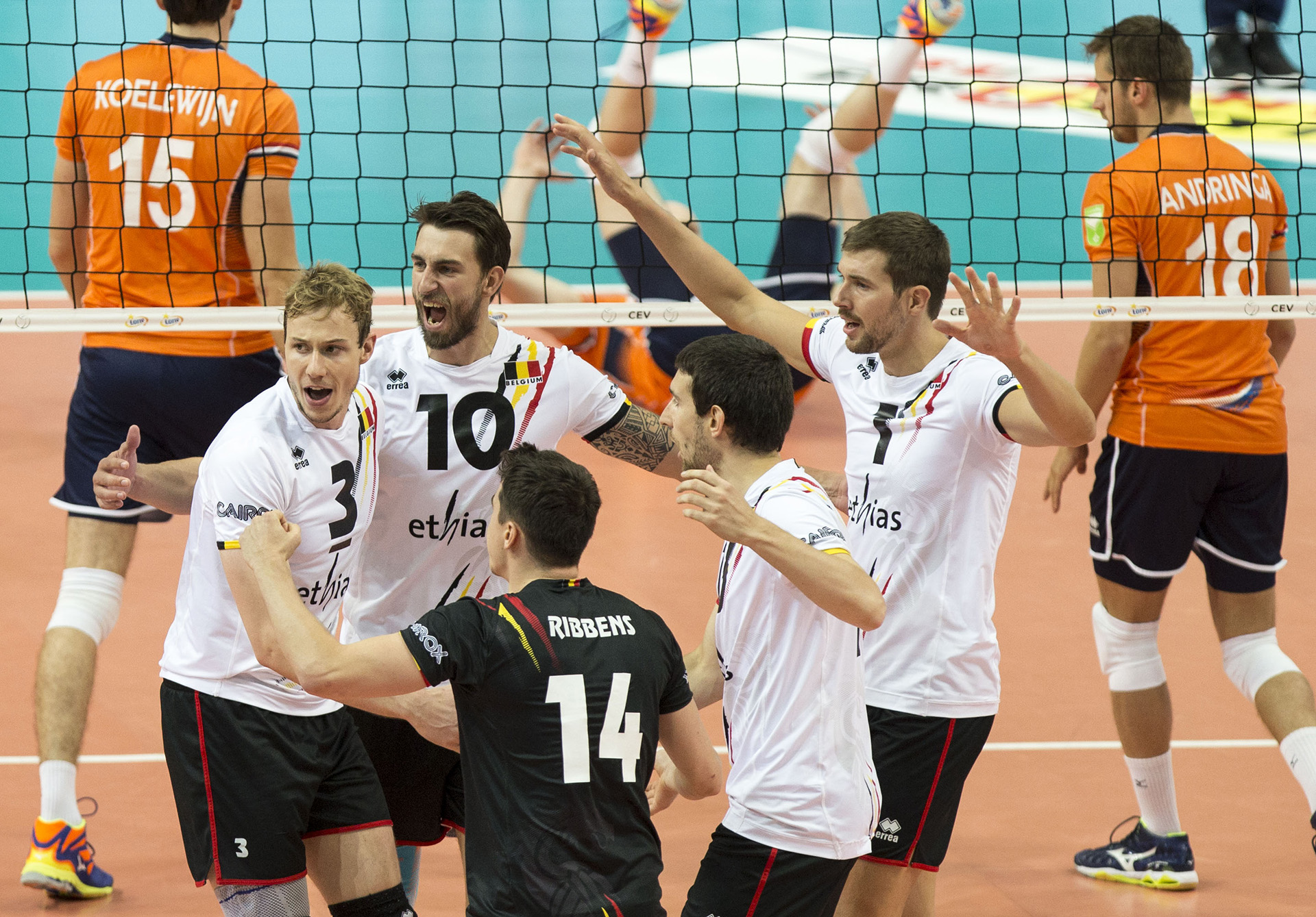 LOTTO EUROVOLLEY POLAND 2017: Belgia - Holandia 3:0, grupa D