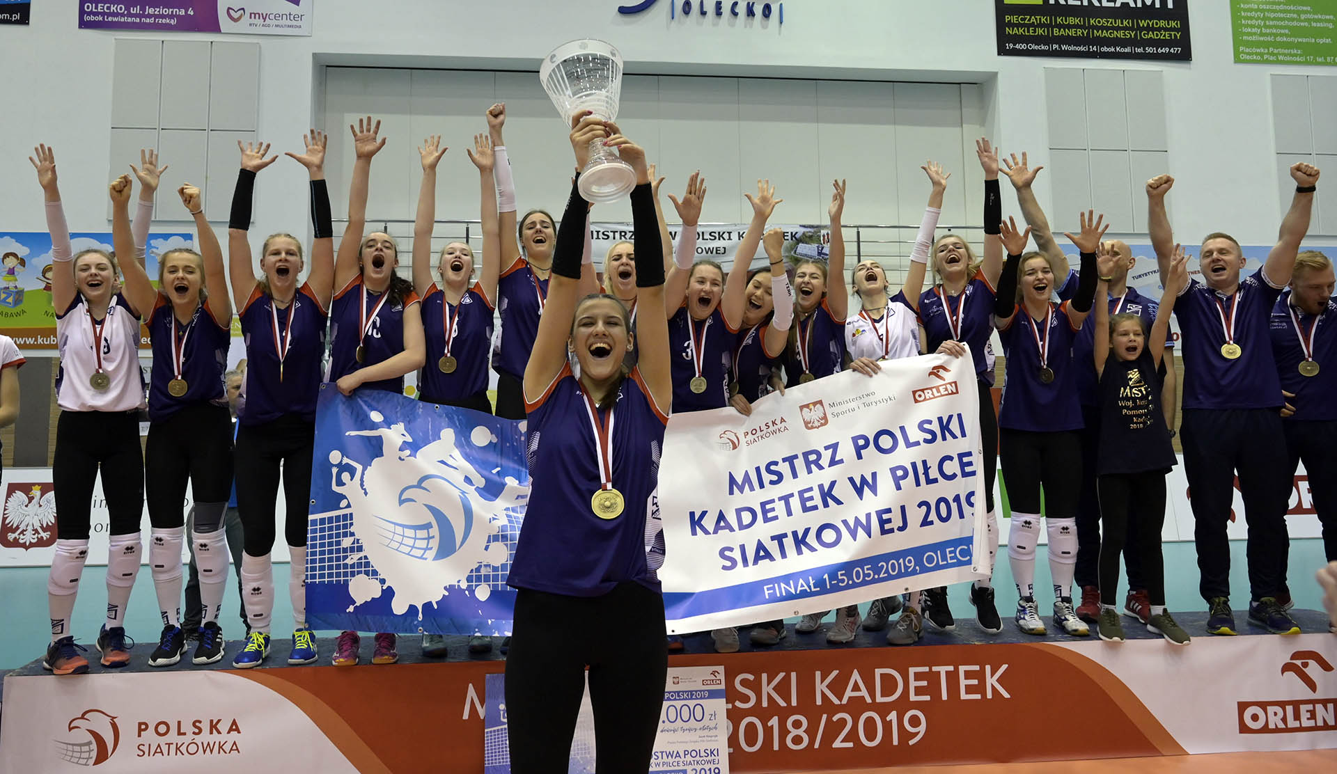 MP kadetek - Olecko 2019: KS Pałac Bydgoszcz złotym medalistą