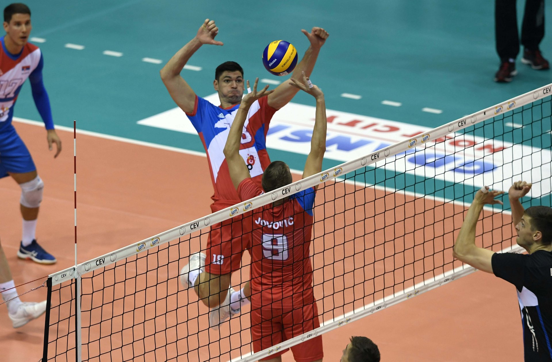 LOTTO EUROVOLLEY POLAND 2017: Serbia – Finlandia 3:0 , grupa A