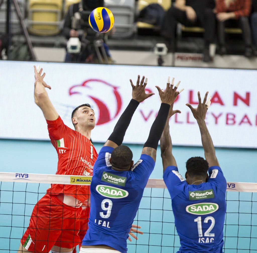 KMŚ: Lube Civitanova - Sada Cruzeiro Volei 3:0