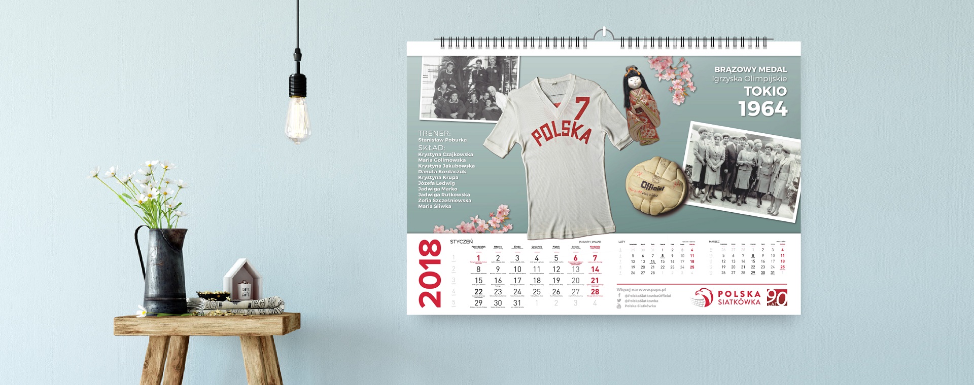 90 lat historii w 12 miesięcy - wyjątkowy kalendarz 2018