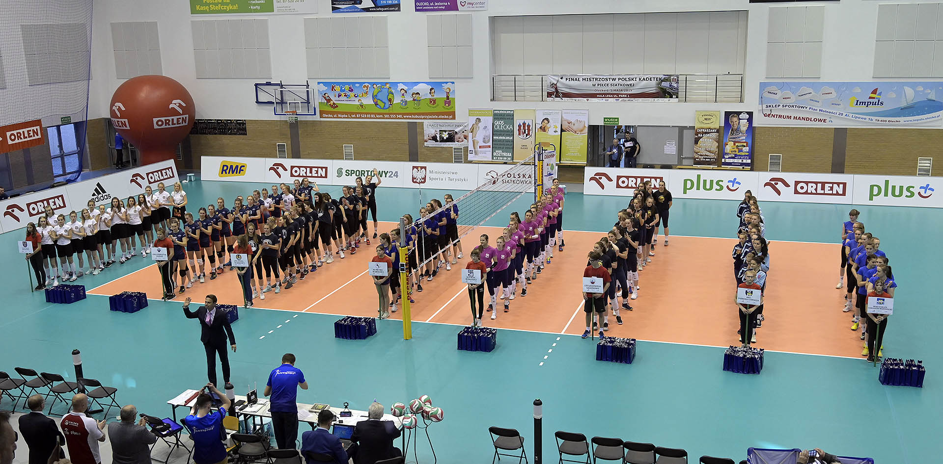 MP kadetek - Olecko 2019: ceremonia otwarcia