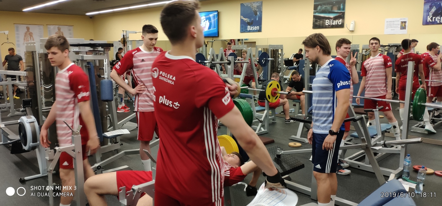 Kadra juniorów na zgrupowaniu w Kleszczowie