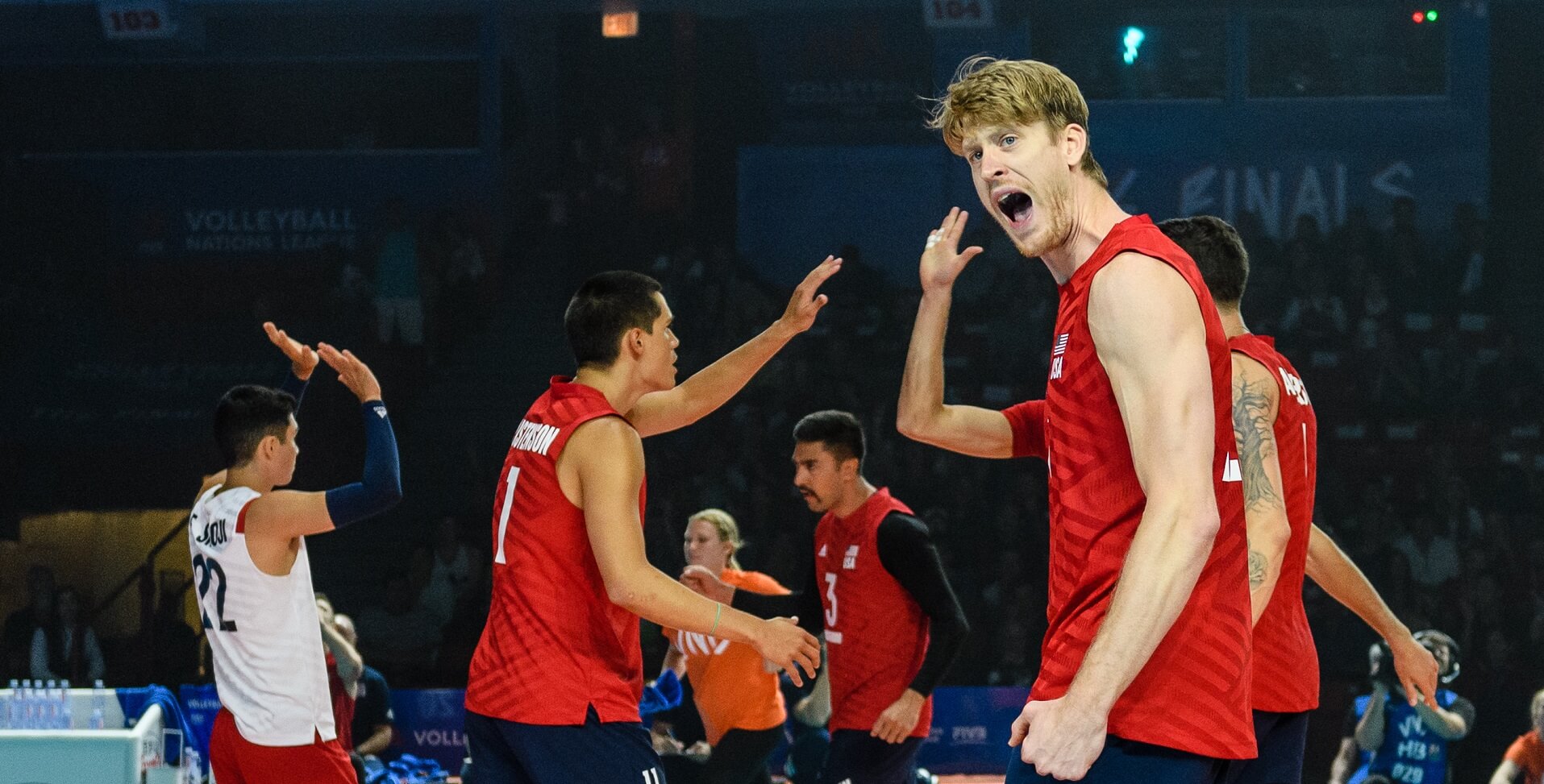 Półfinał Ligi Narodów: USA - Brazylia 3:2