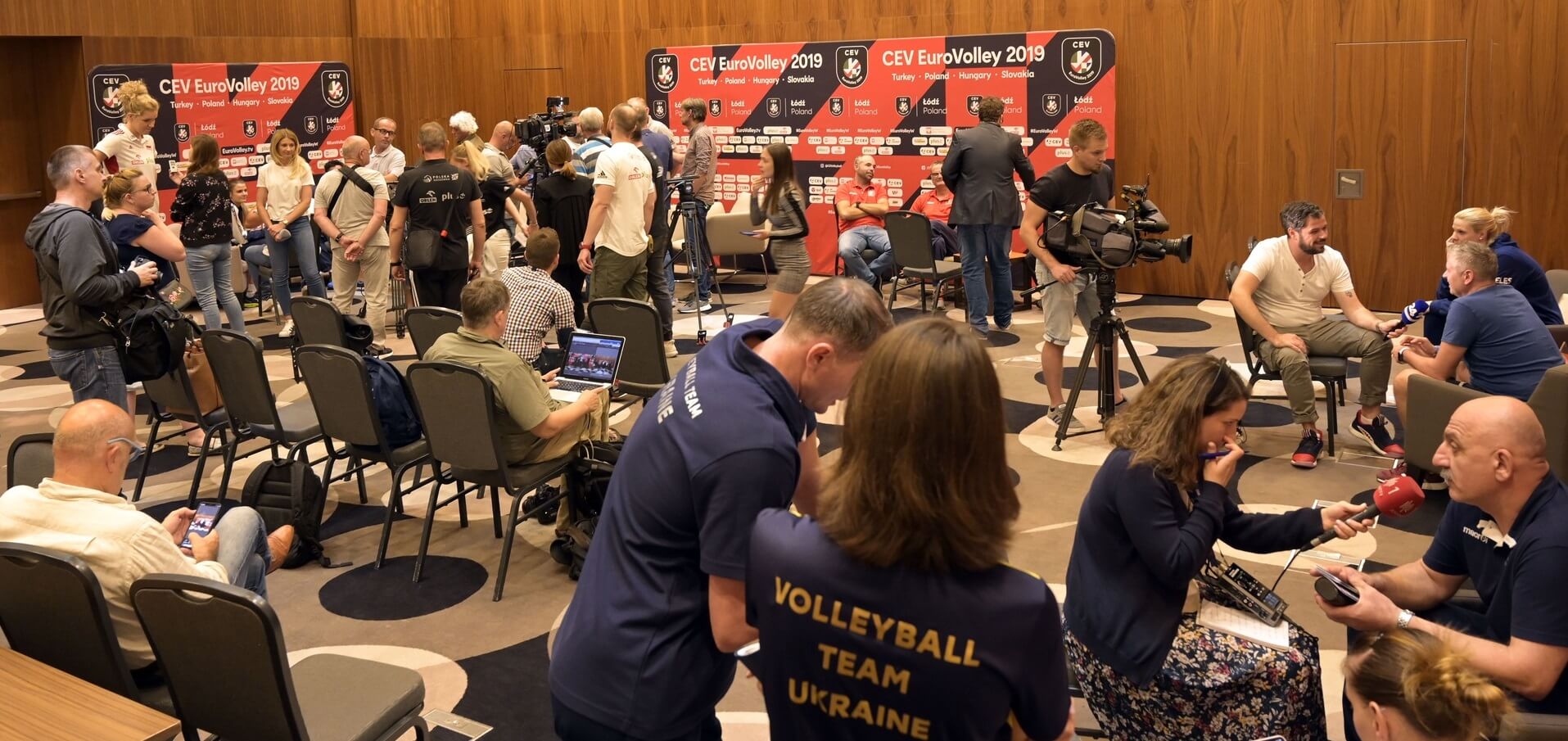 Spotkanie medialne przed EuroVolley 2019 kobiet