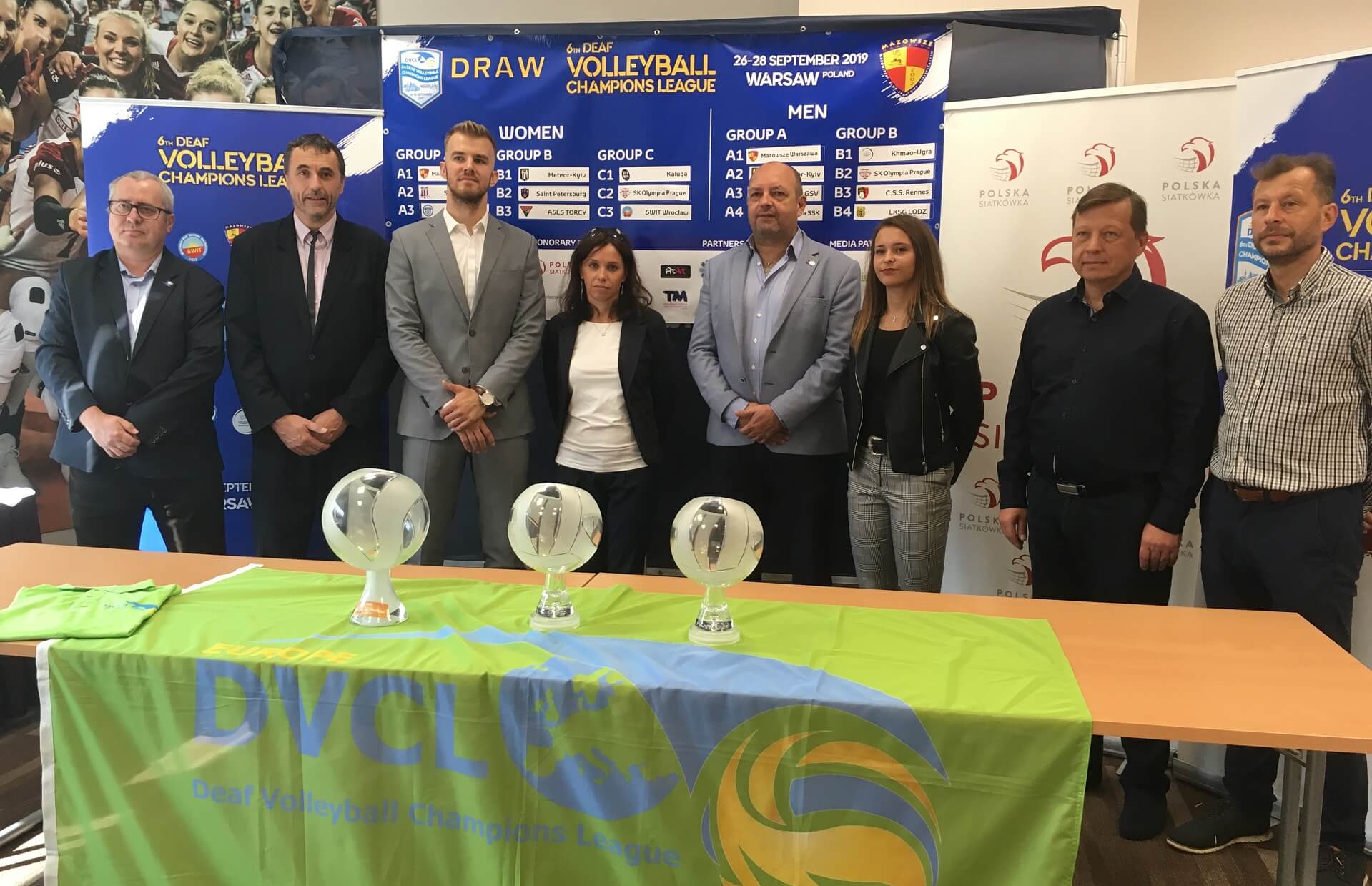 Losowanie grup 6.Ligi Mistrzów Głuchych w Siatkówce Kobiet i Mężczyzn