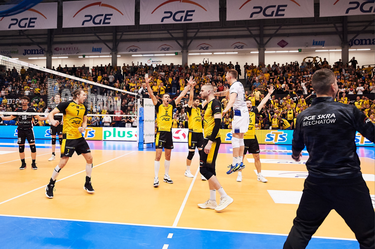 PlusLiga: w klasyku lepsza PGE Skra Bełchatów