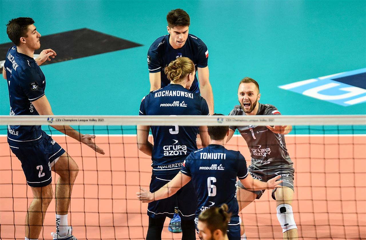 Liga Mistrzów: PGE Skra Bełchatów - Grupa Azoty ZAKSA Kędzierzyn-Koźle 0:3