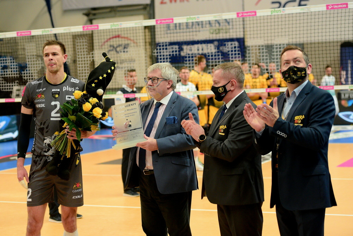 PGE Skra podziękowała Mariuszowi Wlazłemu 