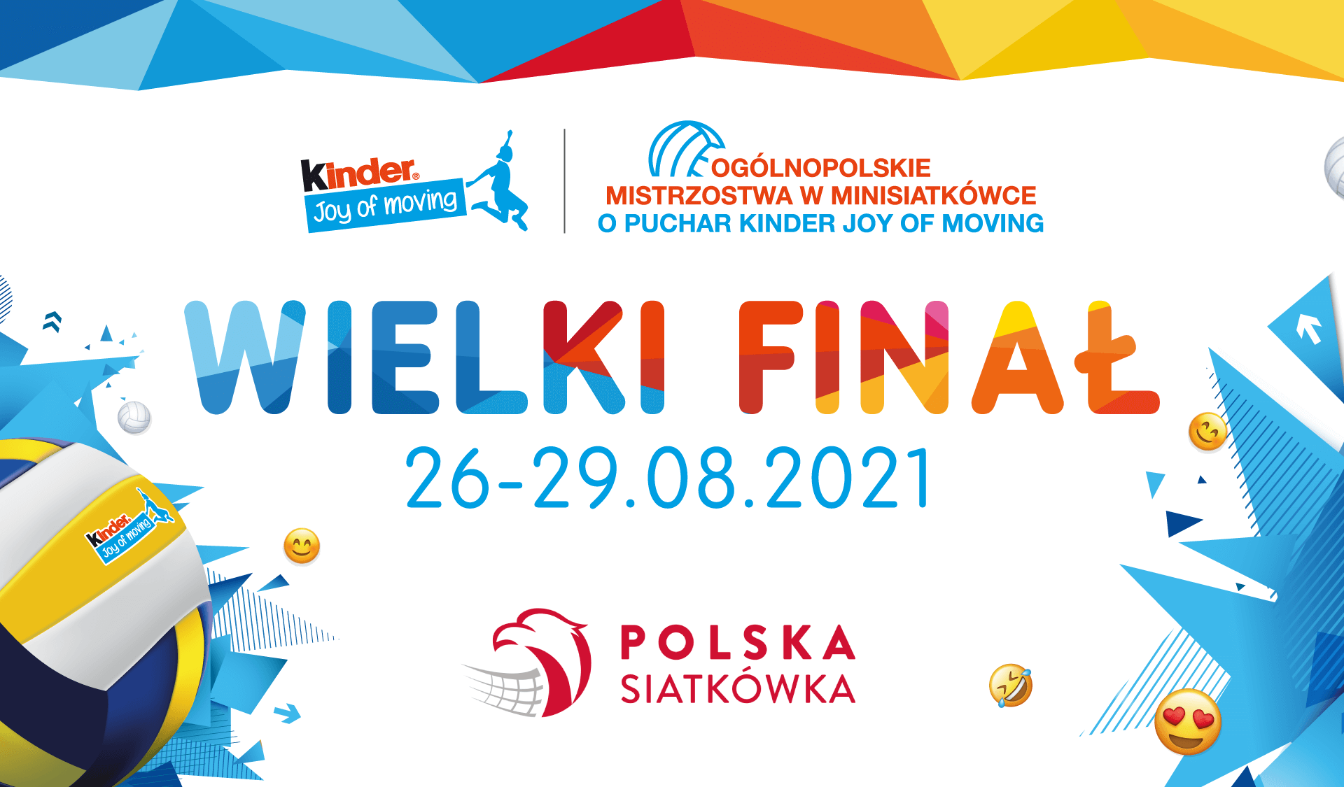26-29 sierpnia Wielki Finał Kinder Joy of moving!