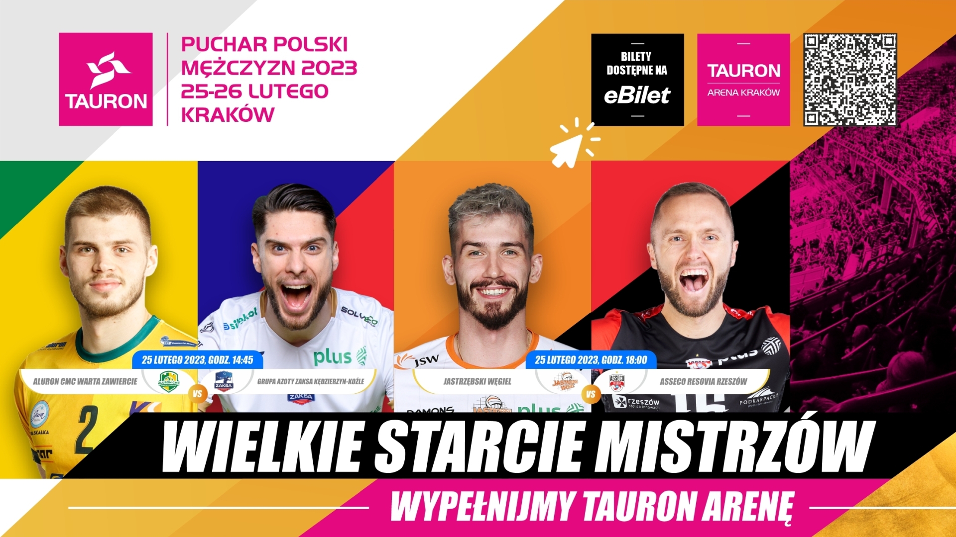 Wspólnie pobijemy rekord pucharowej frekwencji w TAURON Arenie Kraków!