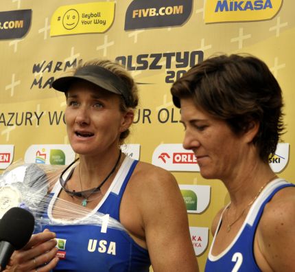 Kerri Walsh's injury in the semifinal