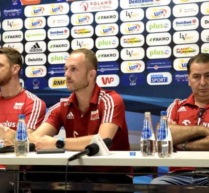 Konferencja prasowa ze sztabem szkoleniowym i reprezentacją Polski