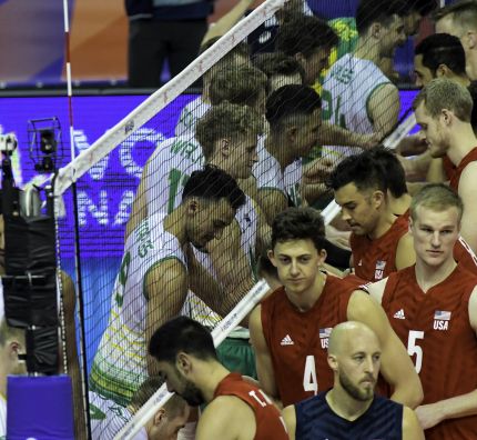 Siatkarska Liga Narodów: Australia - USA 1:3