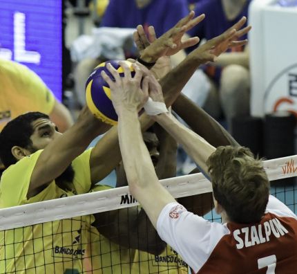 Siatkarska Liga Narodów: Brazylia - Polska 3:1