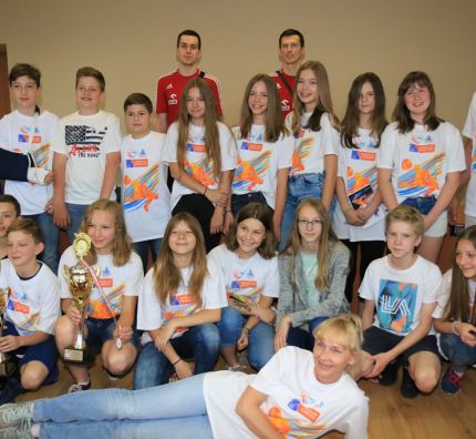 Buszek i Komenda w ogniu pytań krakowskiej młodzieży siatkarskiej