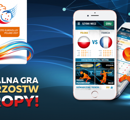 Prezentujemy oficjalną grę mobilną LOTTO EUROVOLLEY POLAND 2017