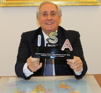 FIVB named International Sports Federation of the Year