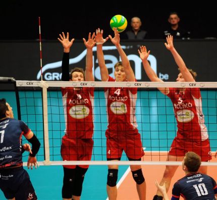 Liga Mistrzów : Noliko Maaseik - Zaksa Kędzierzyn Koźle 3:2