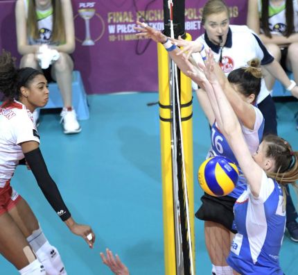 Finał PP: ŁKS Commercecon Łódź - Enea PTPS Piła 3:1