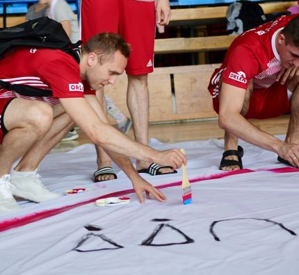 Liga Narodów w Katowicach – #Bądź częścią gry i pomaluj "sektorówkę"