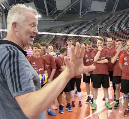 Pierwszy trening polskich mediów