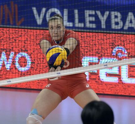 Siatkarska Liga Narodów, Wałbrzych Rosja - Japonia