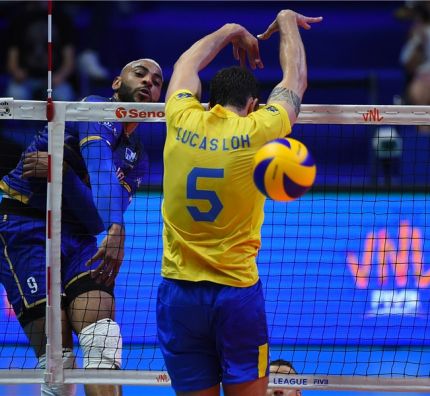 Final Six Ligi Narodów w Lille: Francja - Brazylia 3:2