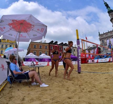 Grupowe kwalifikacje kobiet na Plaży Open 2018 w Zamościu
