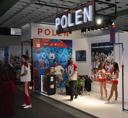 Turysto, poznaj kraj mistrzów. Polska Siatkówka dobrze przyjęta na targach ITB w Berlinie