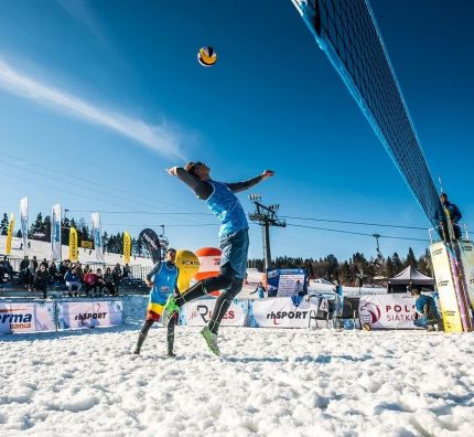 Mistrzostwa Polski w siatkówce na śniegu po raz drugi w Kotelnicy