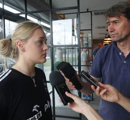 Przed wylotem do Chin