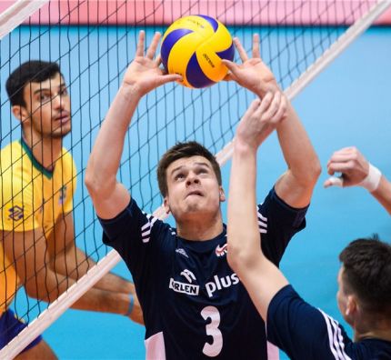 MŚ juniorów; Polska - Brazylia 1:3