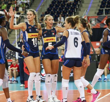 Italy, the Netherlands and Germany keep immaculate record at #EuroVolleyW