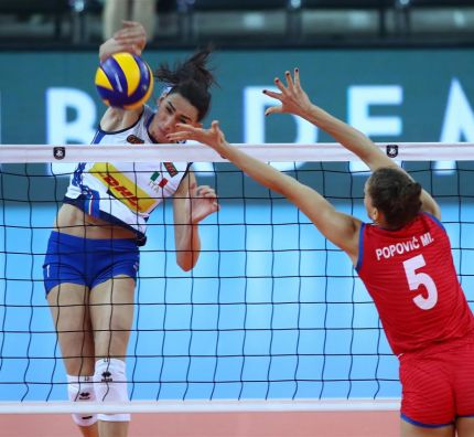 Półfinał ME kobiet: Serbia - Włochy 3:1