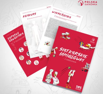 Siatkarskie Łamigłówki z Orzełkiem – nowość dla najmłodszych kibiców!