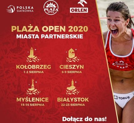 Grand Prix Polski - Plaża Open 2020 w czterech miastach