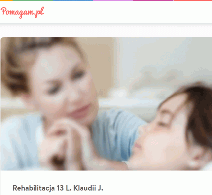 Rehabilitacja 13letniej Klaudii
