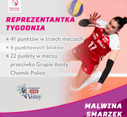 Reprezentantka Tygodnia: Malwina Smarzek