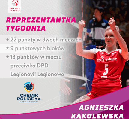 Reprezentantka Tygodnia: Agnieszka Kąkolewska