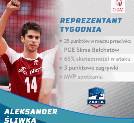 Reprezentant Tygodnia: Aleksander Śliwka