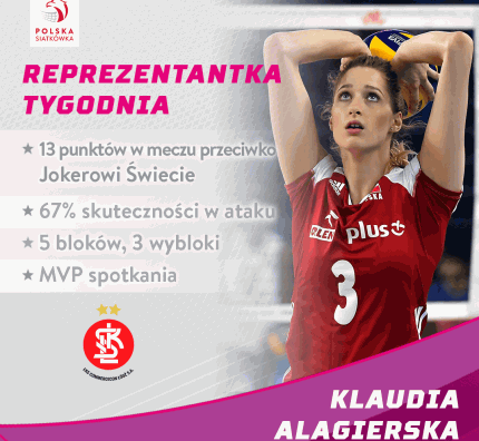 Reprezentantka Tygodnia: Klaudia Alagierska