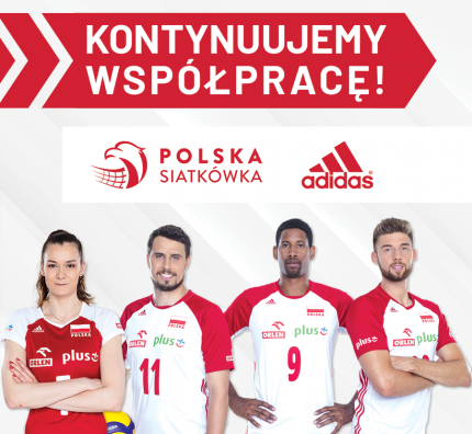 Polskie siatkarki i siatkarze w strojach adidas przez kolejne lata
