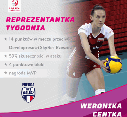Reprezentantka Tygodnia: Weronika Centka