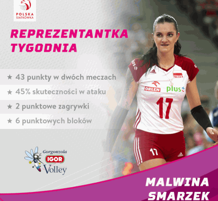 Reprezentantka Tygodnia: Malwina Smarzek