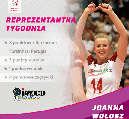 Reprezentantka Tygodnia: Joanna Wołosz