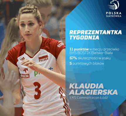 Reprezentantka Tygodnia: Klaudia Alagierska