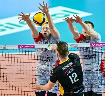 1/2 finał plusliga Skra-Zaksa