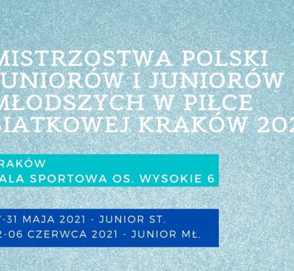 MP Juniorów - Kraków 2021 – program