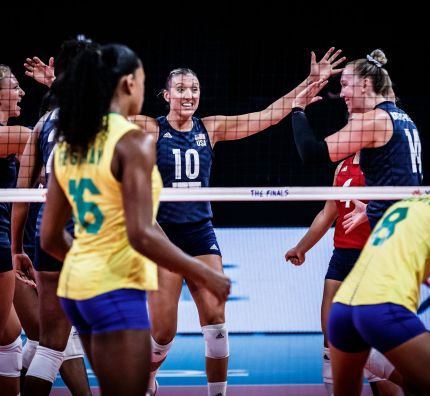 VNL K Brazylia-USA